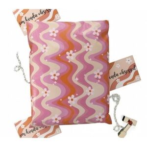 20 (10x13) Waves With Floral Patterned Shipping Bags Mailers Poly Bags